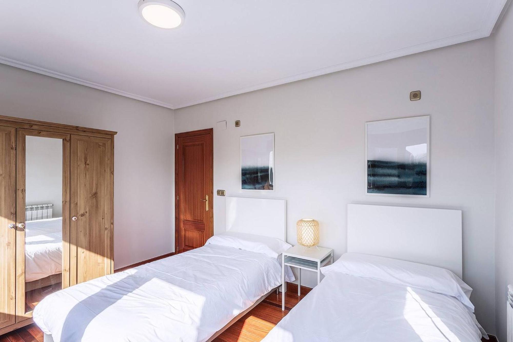 Ferienwohnung Earra - Casa Damatxo, Terraza, 1 Minuto A La Playa, Zona Tranquila Zarautz Exterior foto